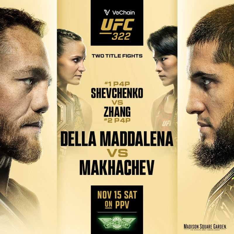 Watch UFC 322: Maddalena vs. Makhachev