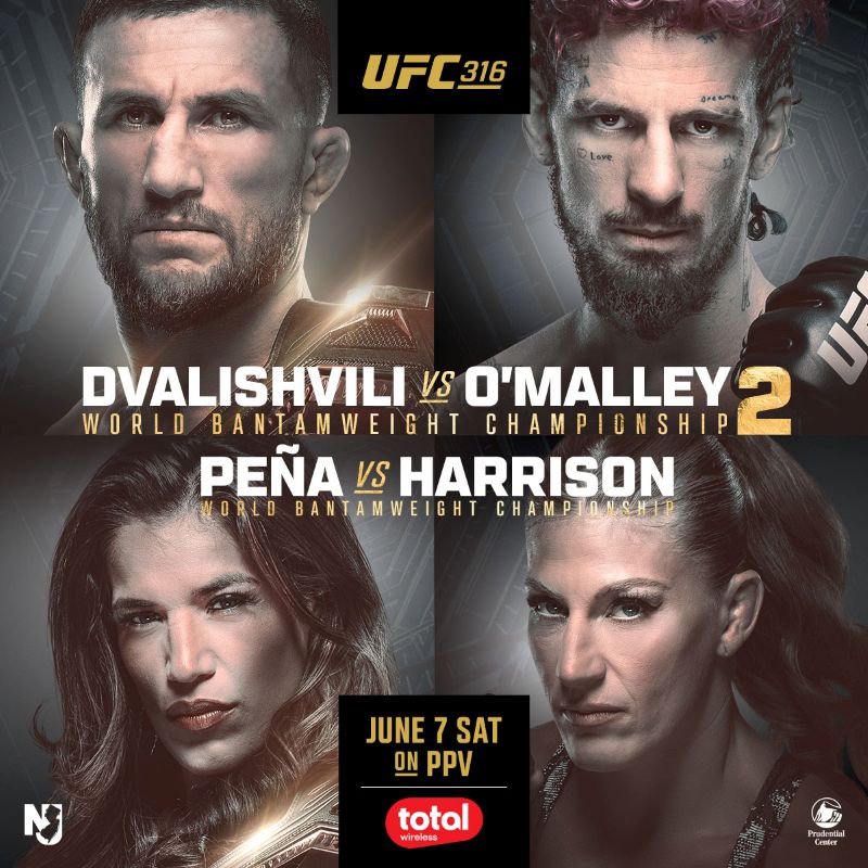 UFC 316: Dvalishvili vs. O’Malley 2